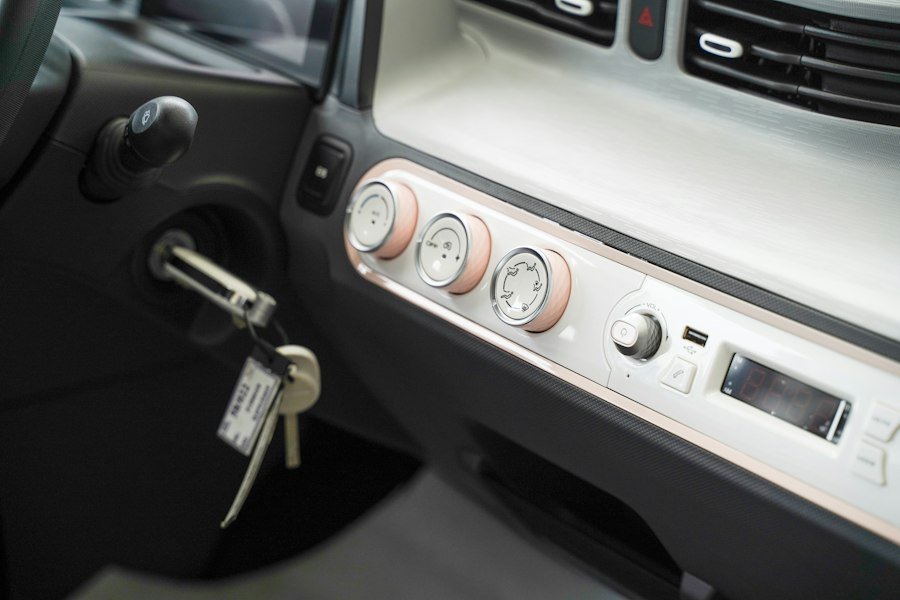 Car key in the ignition