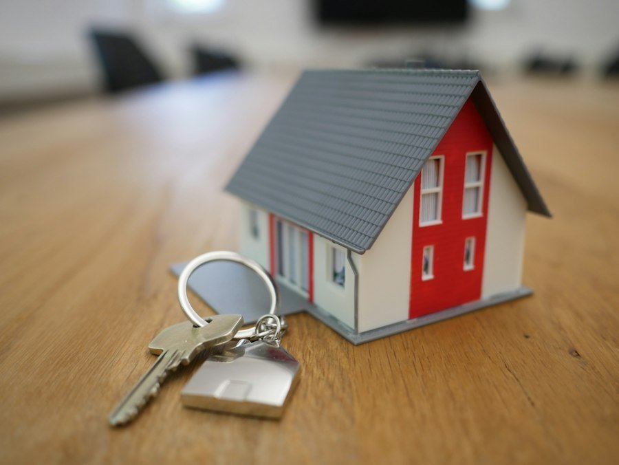 House keys on a ring for duplication